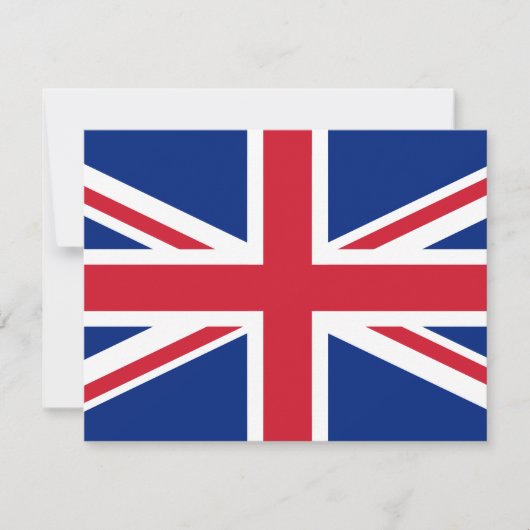 Carte Drapeau du Royaume-Uni (Devant)