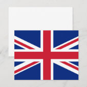 Carte Drapeau du Royaume-Uni (Devant / Derrière)