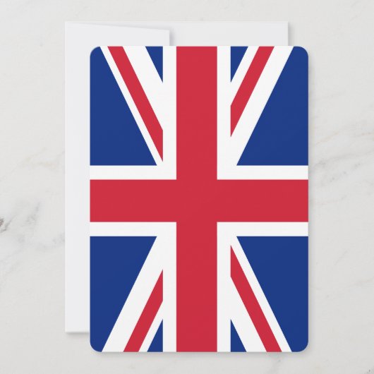 Carte Drapeau du Royaume-Uni (Devant)