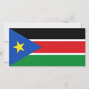 Carte Drapeau du Soudan du Sud (Afrique)