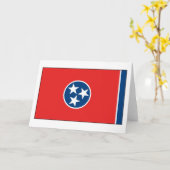 Carte Drapeau du Tennessee (Fleur jaune)