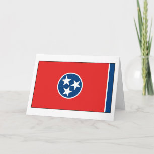 Carte Drapeau du Tennessee