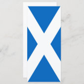 Carte Drapeau écossais (Devant / Derrière)