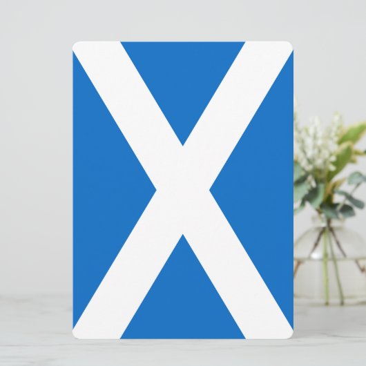 Carte Drapeau écossais (Debout devant)