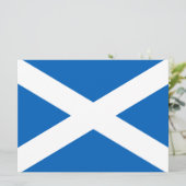 Carte Drapeau écossais (Saltire) (Drapeau écossais) (Debout devant)