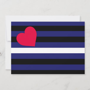 Carte Drapeau en cuir Latex et BDSM Pride