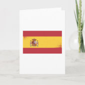 Carte Drapeau Espagne (Devant)