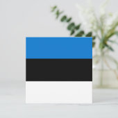 Carte Drapeau estonien (Debout devant)