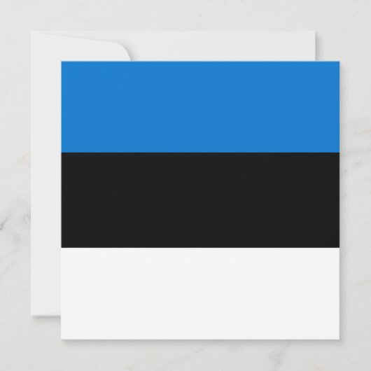Carte Drapeau estonien (Devant)