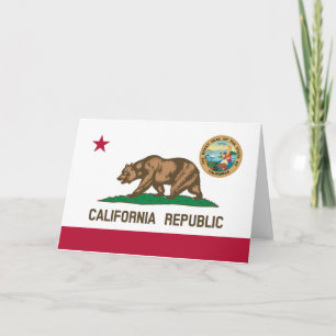 Carte Drapeau et sceau californien, Drapeau de Californi