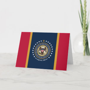 Carte Drapeau et sceau du Mississippi, Drapeau du Missis
