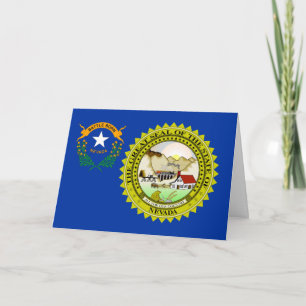 Carte Drapeau et sceau du Nevada, Drapeau du Nevada