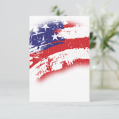 Carte Drapeau Extraordinaire Abstrait USA Incroyable (Debout devant)