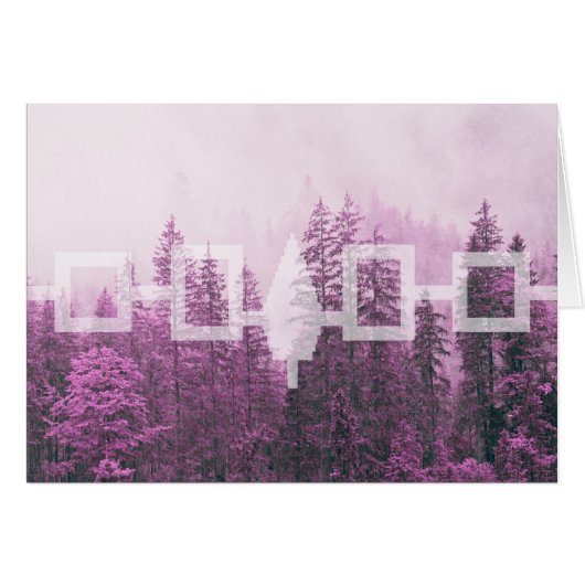 Carte Drapeau Forêt Brute Haudenosaunee (Devant horizontal)
