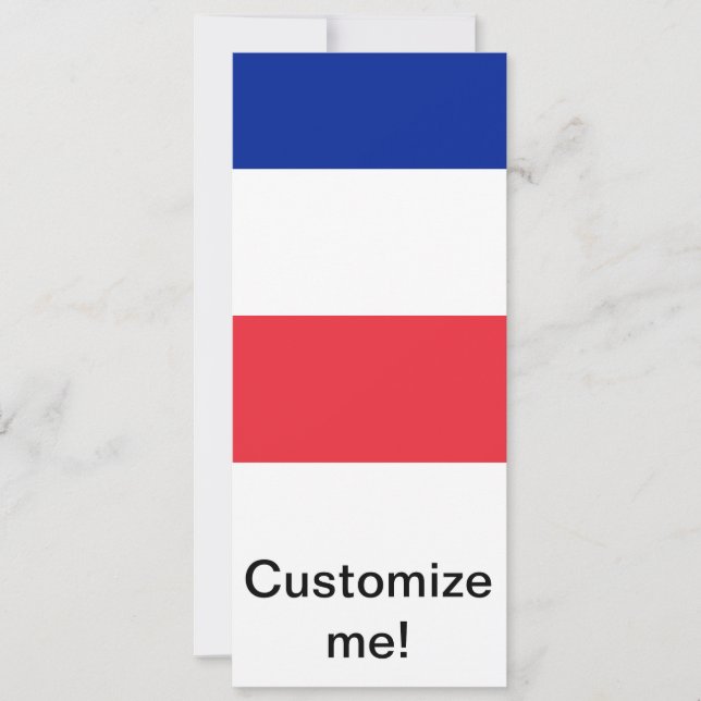 Carte Drapeau français (Devant)
