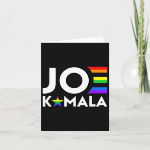 Carte Drapeau Gay pride Kamala Biden Harris 2020 Lgbt De