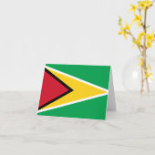 Carte Drapeau guyanais (Fleur jaune)
