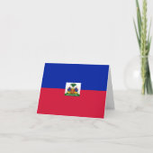 Carte Drapeau Haïti (Haïti) (Devant)