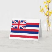 Carte Drapeau hawaïen, Drapeau d'Hawaii (Fleur jaune)