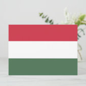 Carte Drapeau hongrois (Debout devant)