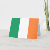 Carte Drapeau irlandais (Devant)