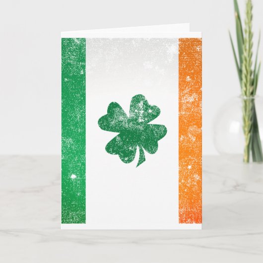 Carte Drapeau irlandais (Devant)