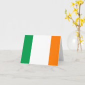 Carte Drapeau irlandais (Fleur jaune)
