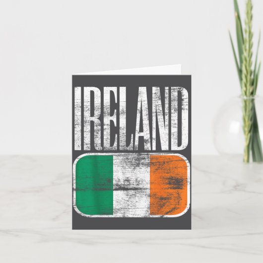 Carte Drapeau Irlande Suprt (Devant)