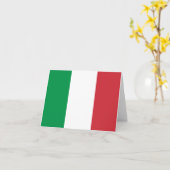 Carte Drapeau italien (Fleur jaune)