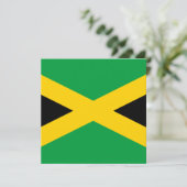 Carte Drapeau jamaïcain (Debout devant)