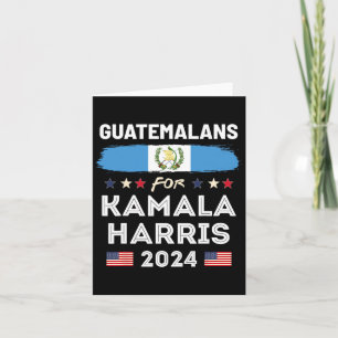 Carte Drapeau Kamala Harris 2024 Guatemala