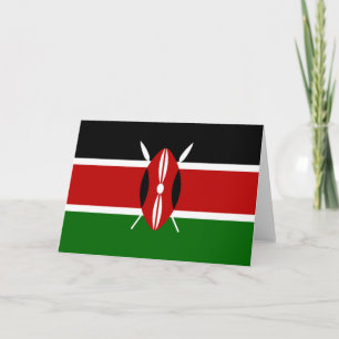 Carte Drapeau kényan (Kenya)