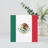 Carte Drapeau mexicain (Debout devant)