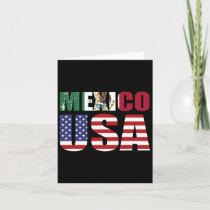 Carte Drapeau mexicain américain Drapeau mexicain