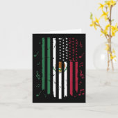 Carte Drapeau mexicain américain Drapeau mexicain (Fleur jaune)