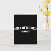 Carte Drapeau Mexicain Rétro Golfe Du Mexique Est 1550 P (Fleur jaune)