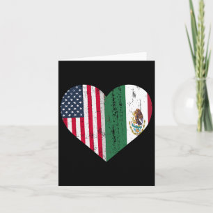 Carte Drapeau Mexique États-Unis Patriotique Drapeau Mex