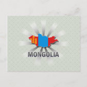 Carte Drapeau Mongolie 2.0 (Devant)