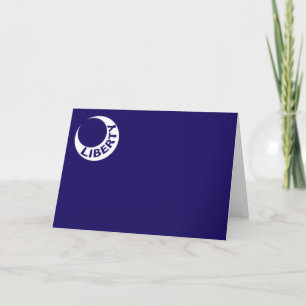 Carte Drapeau Moultrie (Liberté) (Histoire américaine)