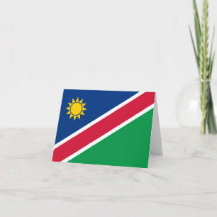 Carte Drapeau namibien