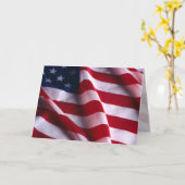 Carte Drapeau national des Etats-Unis d'Amérique (Fleur jaune)