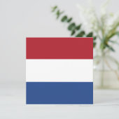 Carte Drapeau néerlandais (Debout devant)