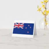 Carte Drapeau néo-zélandais (Fleur jaune)