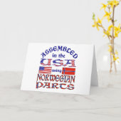 Carte Drapeau norvégien (Fleur jaune)