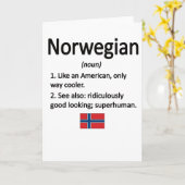 Carte Drapeau norvégien Norvège Drapeau norvégien Patrim (Fleur jaune)