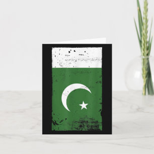 Carte Drapeau Pakistan Fierté nationale pakistanaise Pay