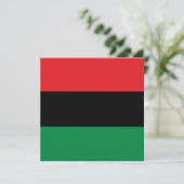 Carte Drapeau panafricain (Debout devant)