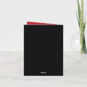 Carte Drapeau panafricain Conception, 12° anniversaire (Dos)