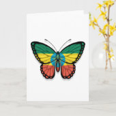 Carte Drapeau papillon éthiopien (Fleur jaune)