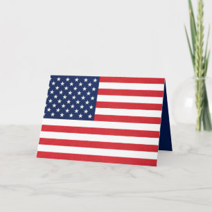 Carte Drapeau patriotique américain